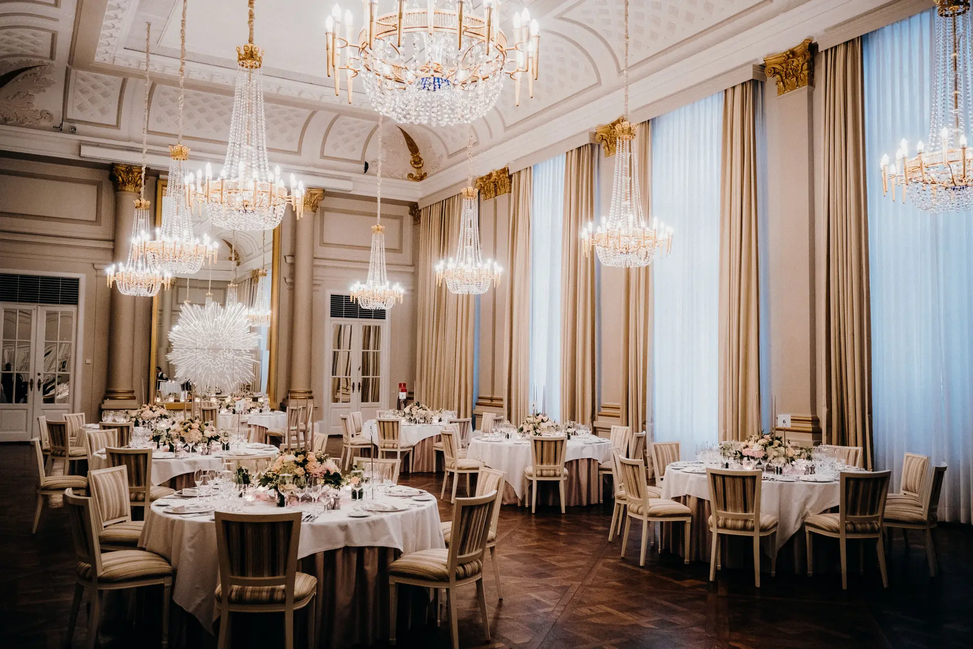 Elegante Tischdeko