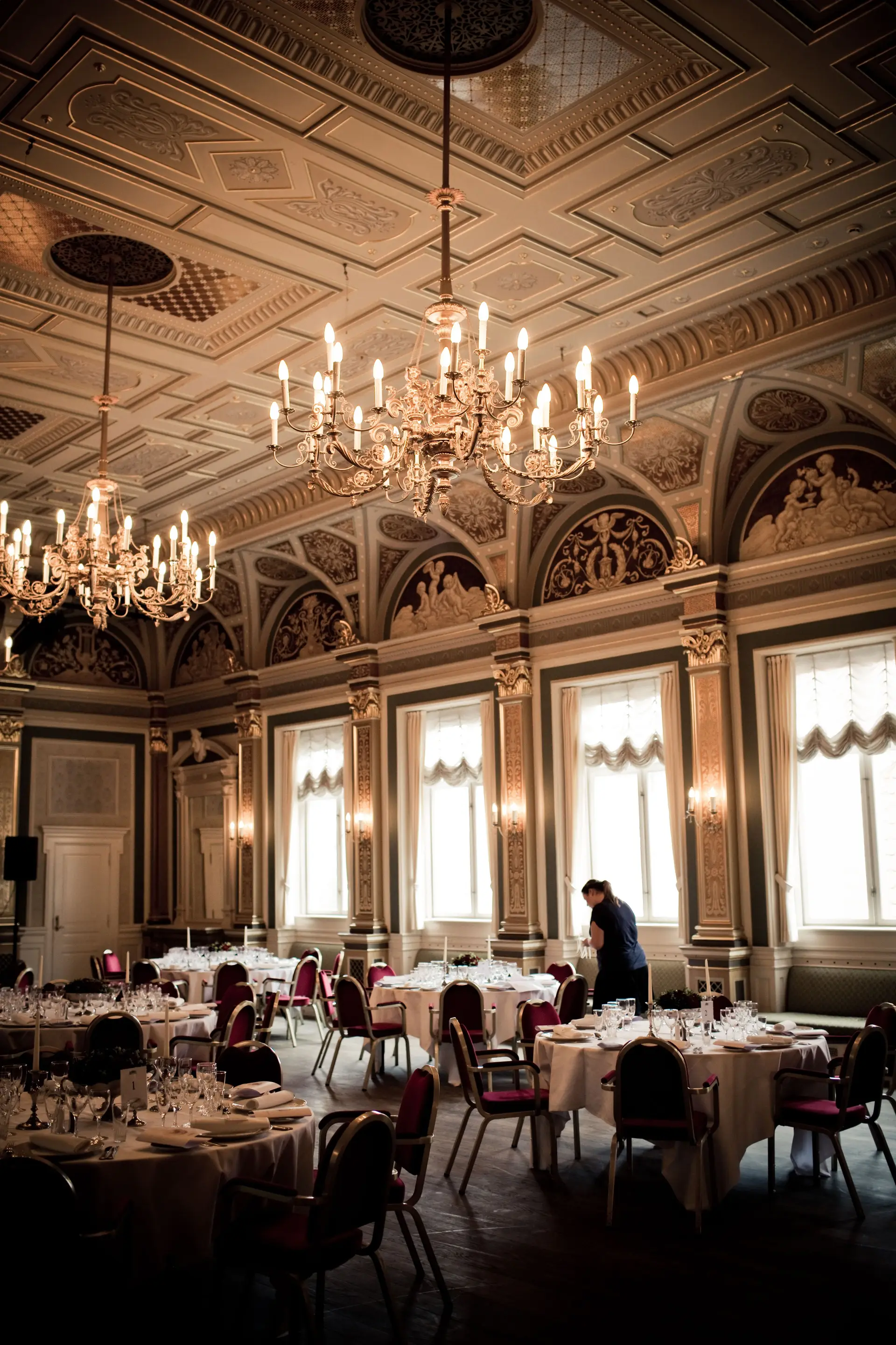 Elegantes Casino Interieur