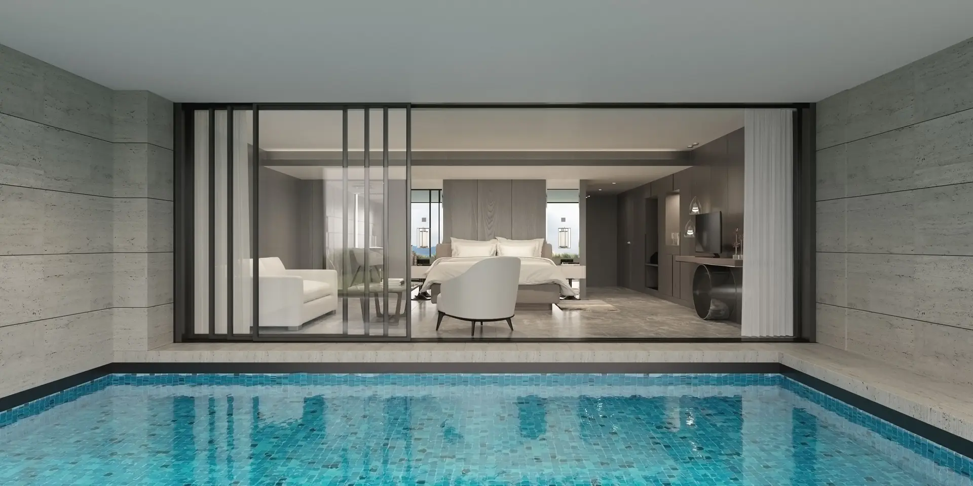 Wohnbereich der Zelmarian Signature Suite